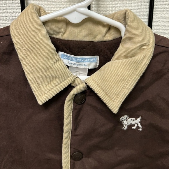 VINTAGE Janie and Jack Brown Jacket Size 6-12m - Picture 8 of 9